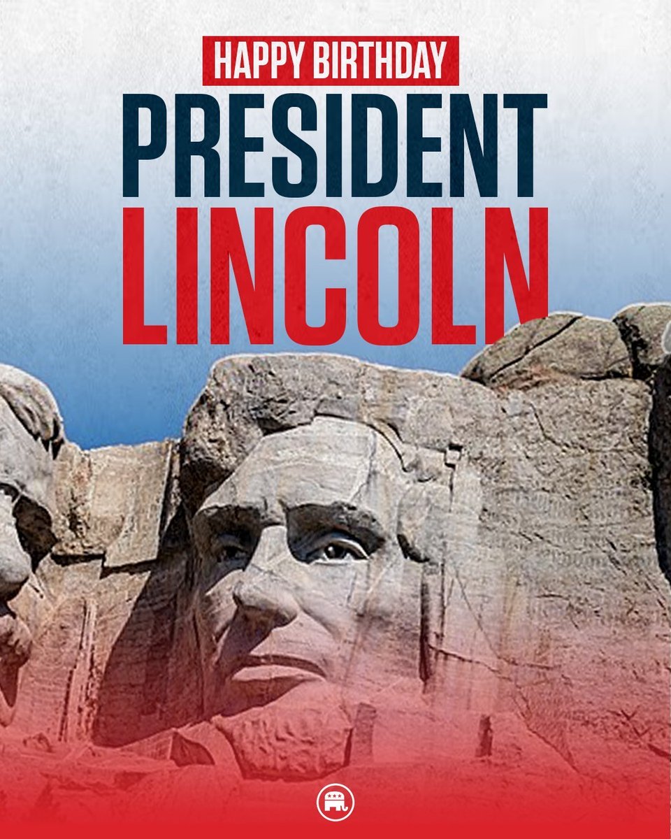 Happy Birthday to the first-ever Republican president! 🇺🇸