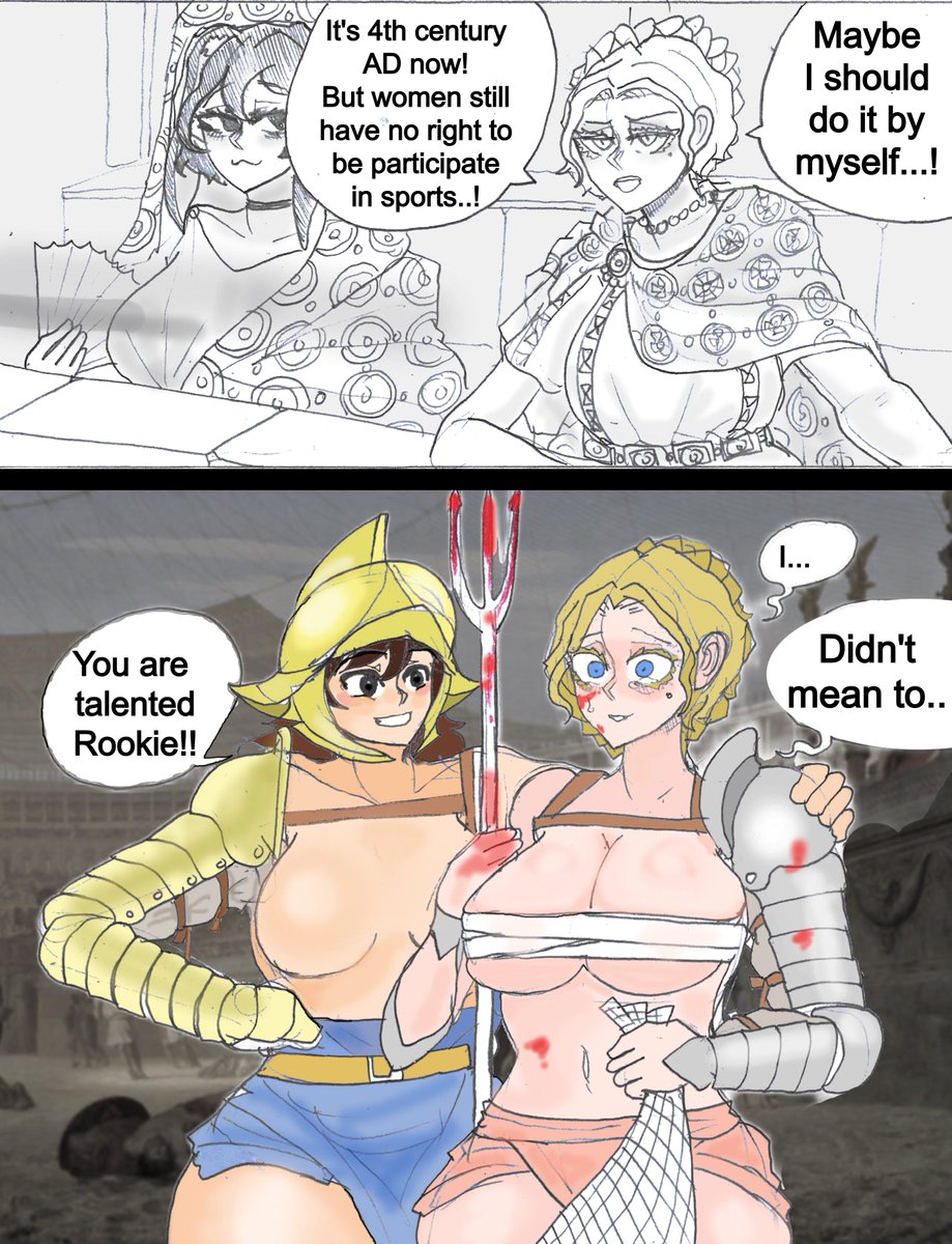 She has talent for the sport.