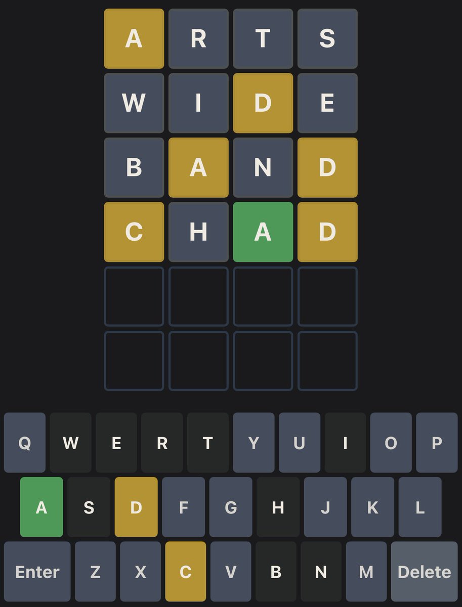 Last wordle before we announce it 👀