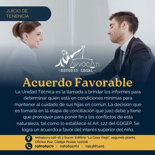 AVVOCATI_Ec's tweet photo. Demandan un asunto de tenencia el padre de dos niñas que reclama su cuidado.  

Los informes de la Unidad Técnica, determinan similares condiciones para hacerse con el cuidado de las niñas. Se llegó a un acuerdo conciliatorio para quedarse en el domicilio paterno. https://t.co/P0MBueTyA3