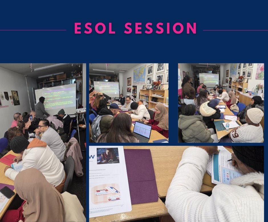 CAS_rochdale's tweet photo. Today in ESOL, learners explored the past simple tense, covering affirmative, negative, and interrogative forms, plus verb changes. 20 learners attended, and we welcomed @RochdaleCouncil visitors who observed strong progress. Positive feedback all round!

#casrochdale #esolclass https://t.co/ySpqPJaPyn