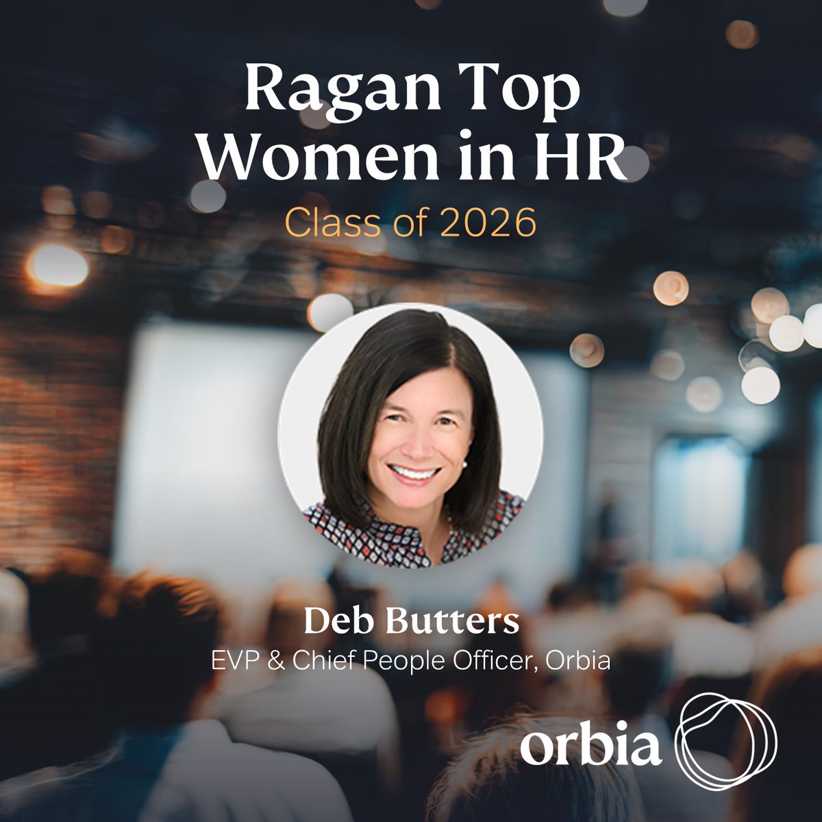 We’re proud to share that Orbia Executive Vice President and Chief People Officer Deb Butters has been named to Ragan Communications and PR Daily’s Top Women in HR Class of 2026. Learn more: bit.ly/4rNjGaG