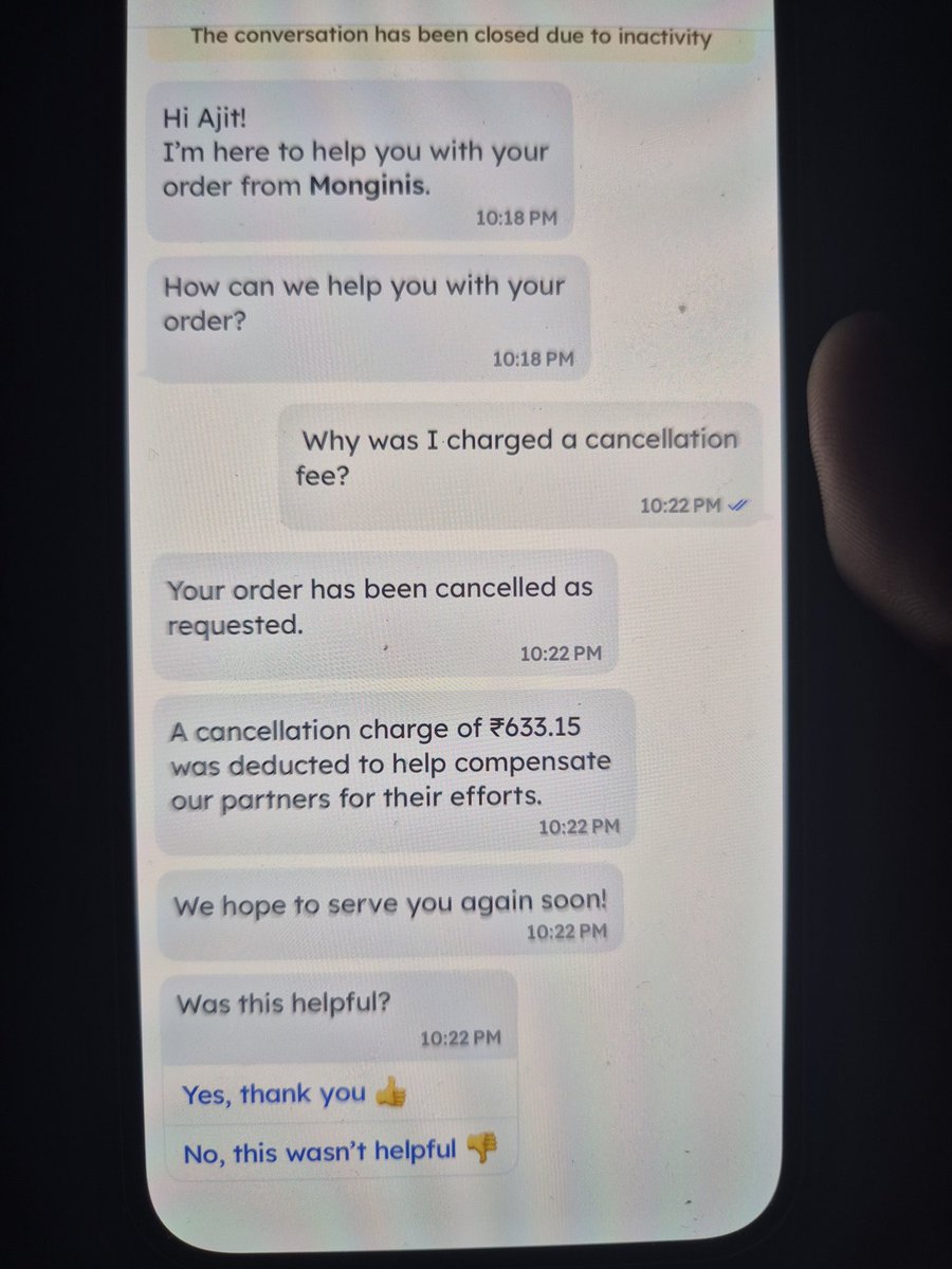 ajitdwivedy9's tweet photo. What you are compensation your partner looting from customer @zomatocare . https://t.co/AI0lJEpEhE