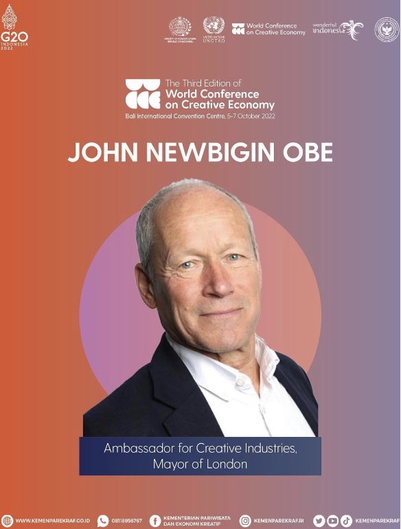 gerdemunlu's tweet photo. Yaratıcı ekonominin küresel mimarlarından biriyle aynı karede olmak…

Yaratıcı endüstriler alanında dünya çapında referans kabul edilen,
John Newbigin OBE
— Creative Industries Ambassador (Mayor of London)UK 🇬🇧
— Creative Economy policy advisor

benim için çok kıymetliydi. https://t.co/kRi8sd7qIq