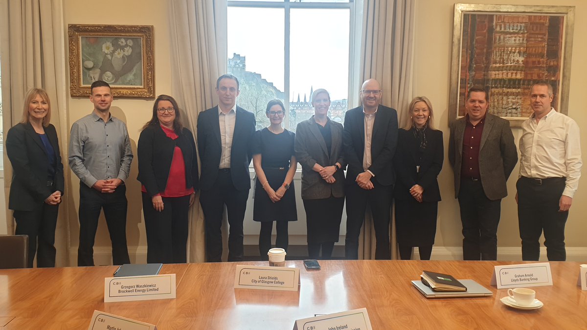 CBI_Scotland's tweet photo. Thanks to everyone who attended our first Finance Directors Network meeting at @LloydsBank!

We heard from @scotfisccomm CEO John Ireland, with finance leaders from Lloyds @CMS_Scotland @ArmstrongWatson @CofGCollege @CRL_UK @DeloitteUK &amp; Brockwell Energy attending today's meeting https://t.co/Ni8SYDMNmi