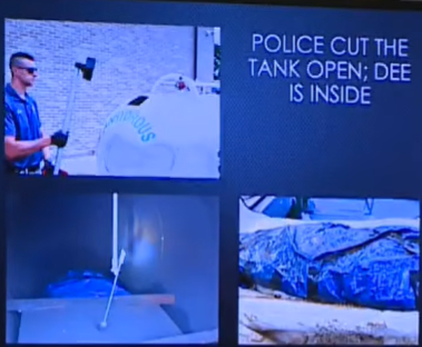 cathyrusson's tweet photo. Dee Warner's body was wrapped in a tarp inside the fertilizer tank that had been re-welded shut. #DaleWarner https://t.co/pTe8HtfK8R