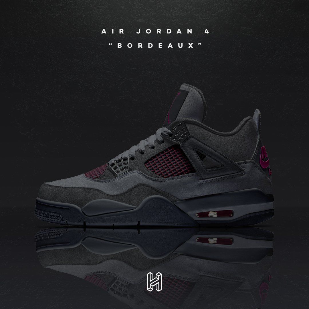 Concept Lab // Air Jordan 4 “Bordeaux” 🍷