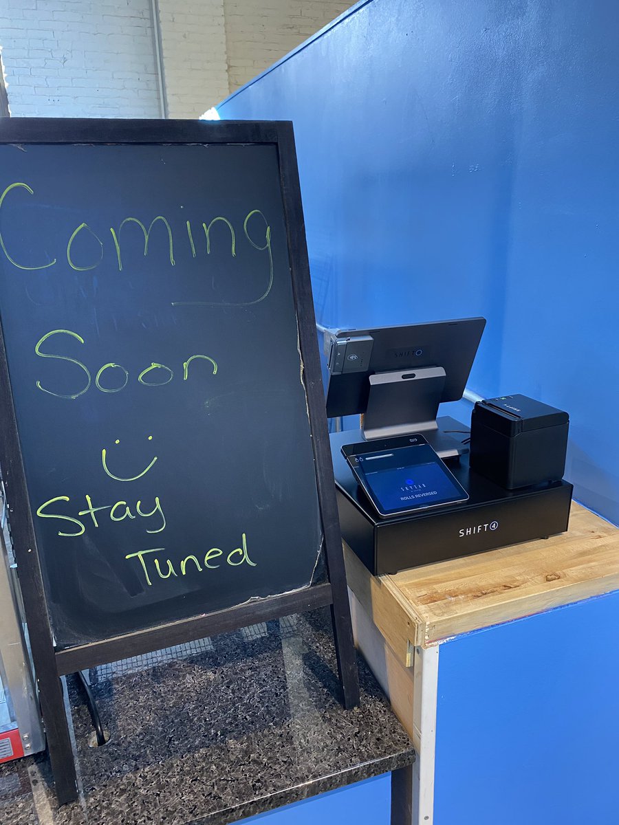 Today we installed our <a href="/SkyTabPOS/">SkyTab</a> system from <a href="/Shift4/">Shift4</a> in Rolls Reversed at the East Market in Columbus Ohio. They aren’t open yet but keep checking on them for when they do!