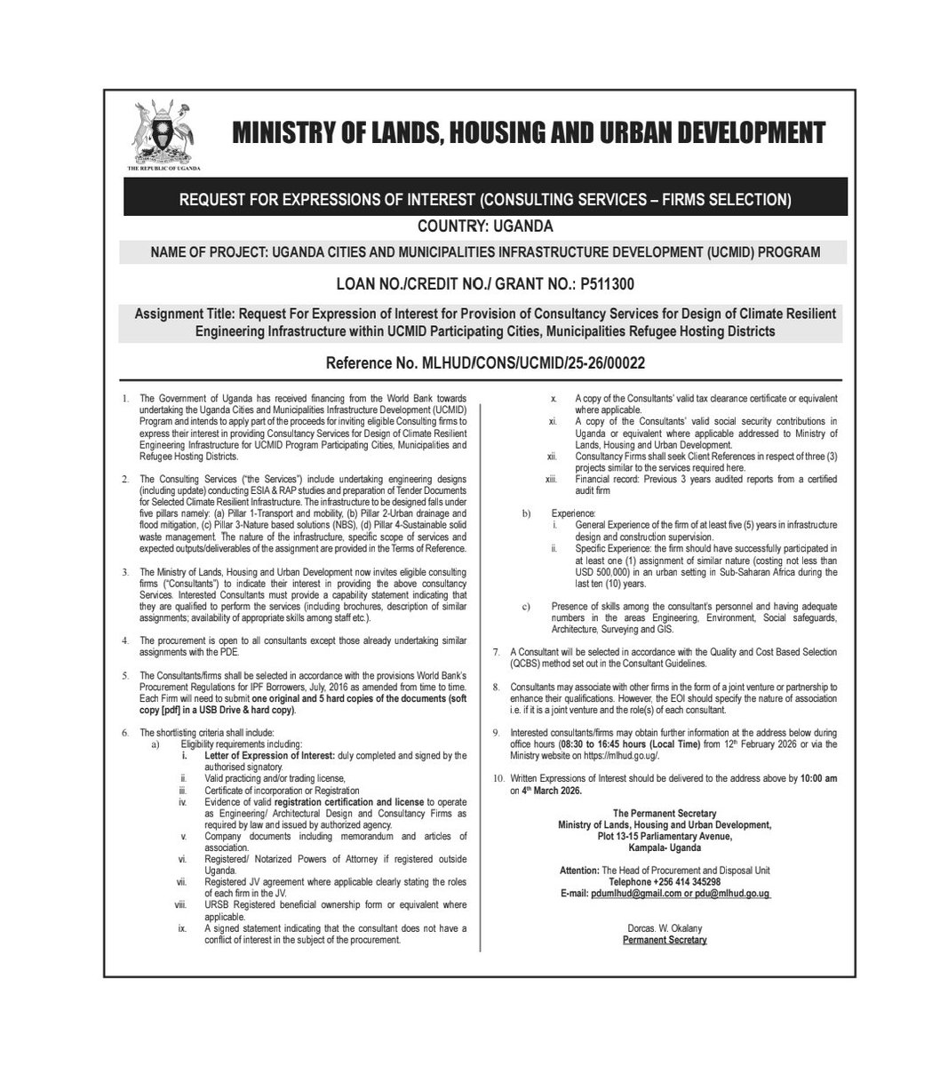 UCMID- Cities &Municipalities Infrastructure Prog tweet media