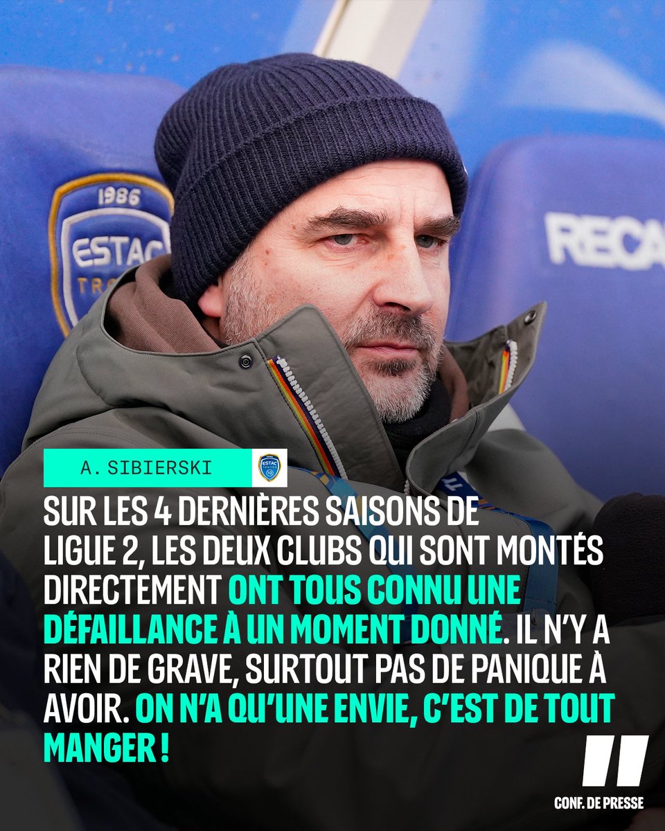 💥 Le directeur sportif de l'<a href="/estac_officiel/">ESTAC Troyes</a>, Antoine Sibierski, ne veut pas céder à la panique et se montre toujours confiant quant à la suite de la saison !