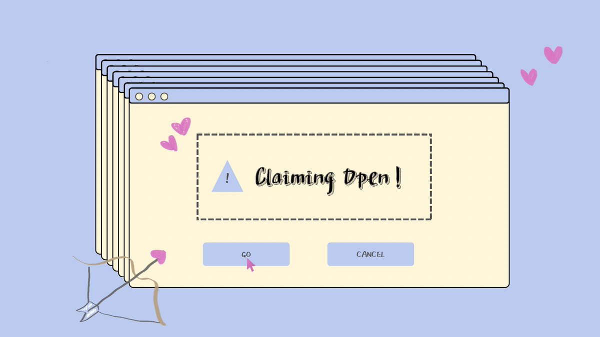 💗 it seems like a little love bug has hit the files 🤭 
happy valentines day everyone! 🥰

claiming also officially starts now ⬇️ 
📋: forms.gle/3jVRrKpUzLM3CM…

happy claiming and good luck! 🍀