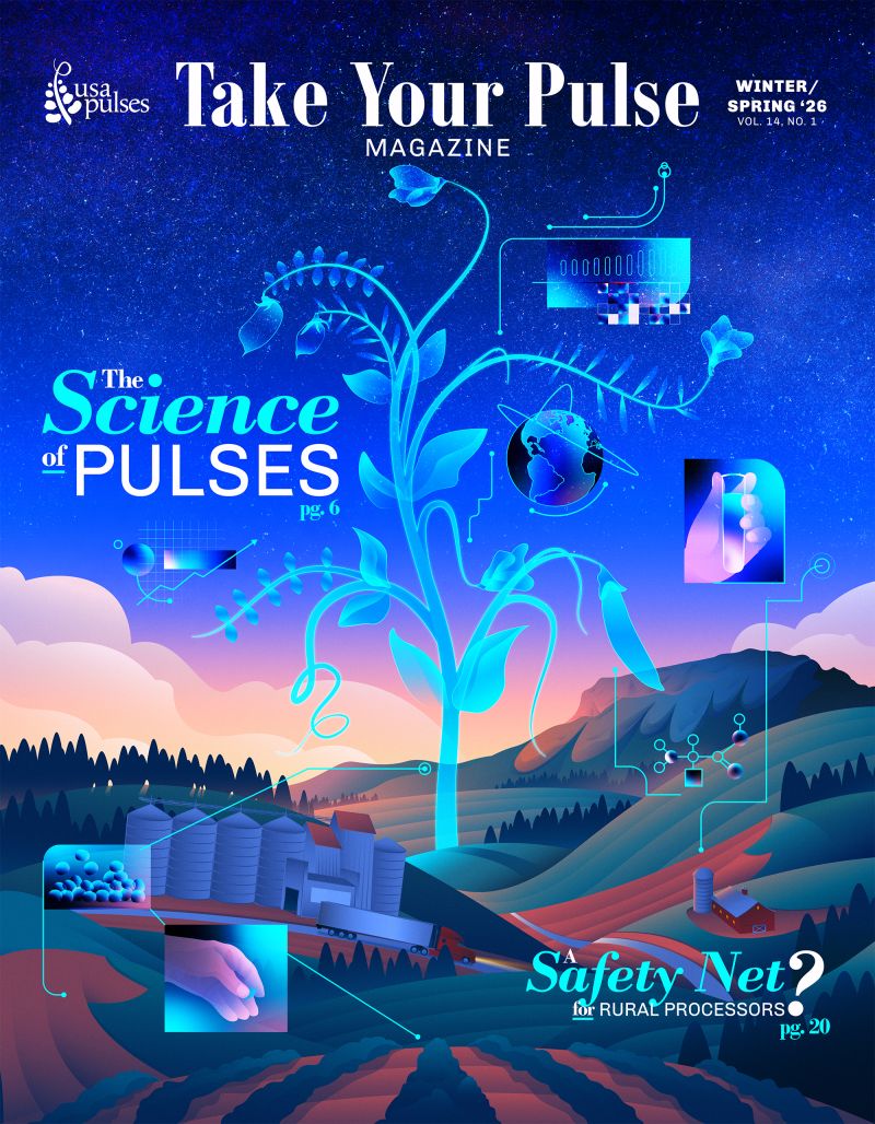 USAPulsED's tweet photo. Take Your Pulse, the premier magazine for the U.S. pulse industry from @USAPulses, is back for Winter/Spring 2026.  #USAPulses
Read it here: https://t.co/1orzg4lfDU https://t.co/GrSknBTym7
