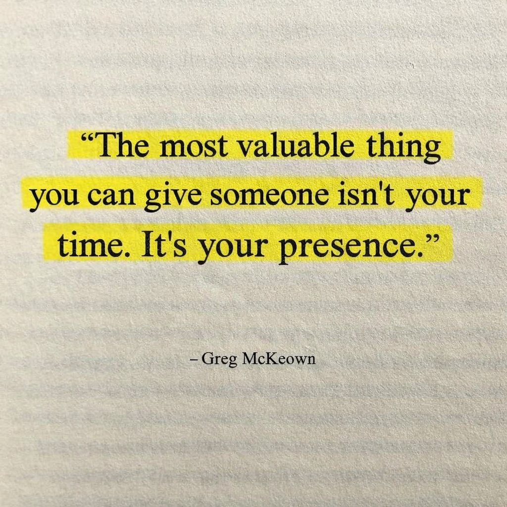 TIMELESS WISDOM: The most valuable thing you can give someone isn't your time. It's your presence. 👇🏼

Ronald Epstein was a young boy when he visited the doctor.

It was a routine appointment. A quick exam. A mild diagnosis. In and out—which is how most doctor visits go, right?