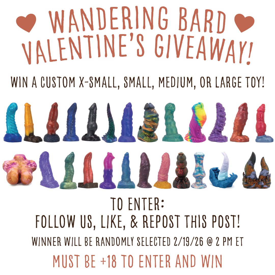 We wanted to start another giveaway, not just because its Valentines, but also to bring some more joy into the world!

Make sure you are following us, like, and repost this post to enter!

Must be 18+ to enter and to win, winners will be selected on Feb 19th at 2PM ET!