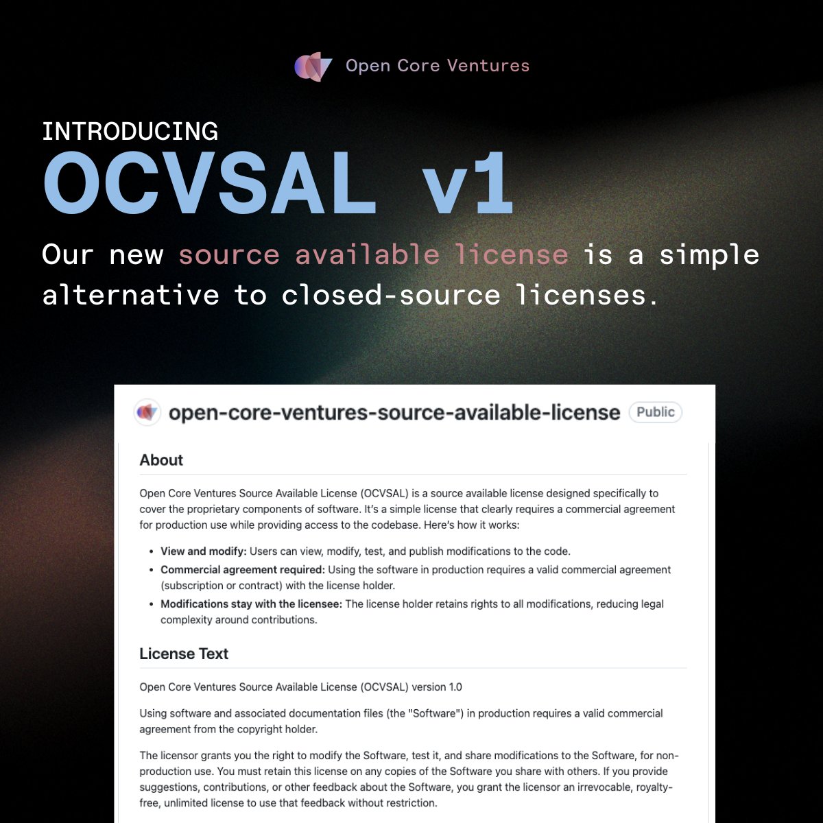 Open Core Ventures tweet media