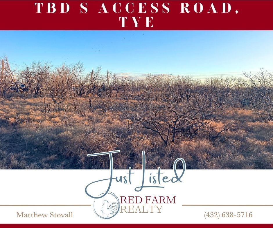 redfarmrealty's tweet image. 🚧NEW LAND — Taylor County!🌾2.1± acres in fast-growing Tye, just west of Abilene. Paved county &amp;amp; I-20 service road frontage, electric &amp;amp; water available, high traffic exposure. Perfect for commercial use or RV park. $199,900
#RedFarmRealty #RedFarmWay #TaylorCountyTX #TexasLand