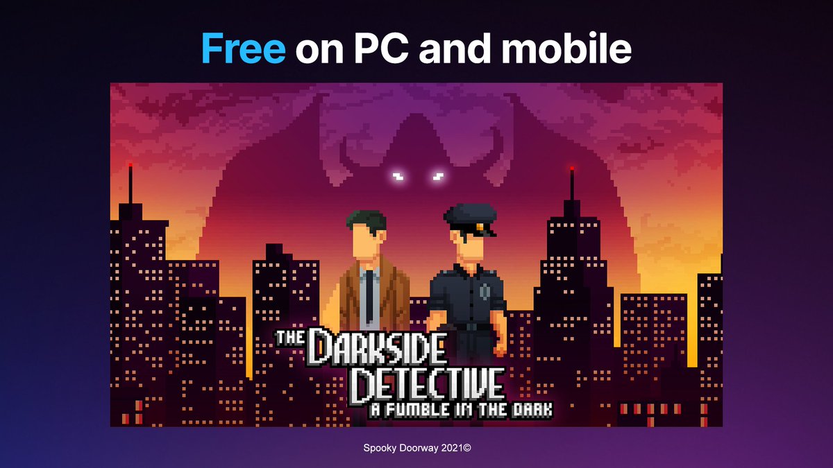 The mystery continues... 🔍 The Darkside Detective: A Fumble in the Dark is available for FREE until February 19. epic.gm/free-games212

Also available for free on Android worldwide and iOS in select countries. <a href="/ds_detective/">The Darkside Detective</a>