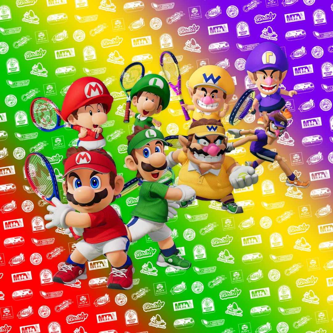 Happy #MarioTennisFever Release Day! New profile picture featuring my favorite Mario characters and their baby counterparts. 🎾🏓👨🏻‍🔧👸🏼❤️💚💛💜🎮🕹️📺 #NintendoSwitch2