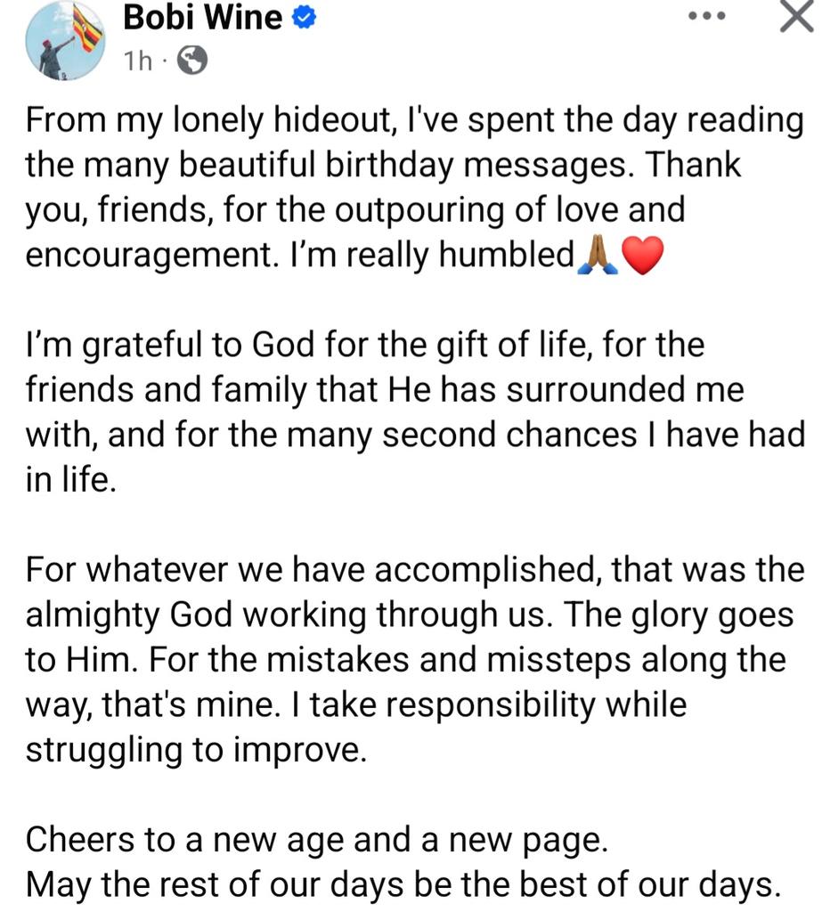 StandUpUganda's tweet photo. #HappyBirthday to the man who gave us hope @HEBobiwine ❤️ Thank you for sacrificing your safety for our freedom and showing us that LEADERSHIP is about RESILIENCE! No matter how they try to hide the light, the sun will always rise. We stand with you in the fight for JUSTICE. Stay safe, Mr. President. ✊🏾🇺🇬 #BobiWine #M7MustGo #FreeUganda #HappyBirthday 🙌🏽