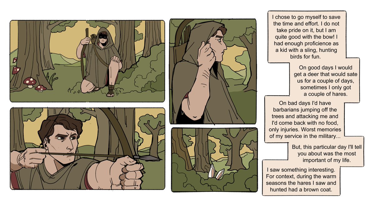 toffee_32's tweet photo. Gwen Fair Hare #5 is a longer narrative! I wanted to tell this story before continuing with more silly comics, and it's been in my head for a long time... Hopefully sometime soon I'll tell Gwen's own story in full, but meanwhile enjoy! https://t.co/Q1LrsDRaZ1