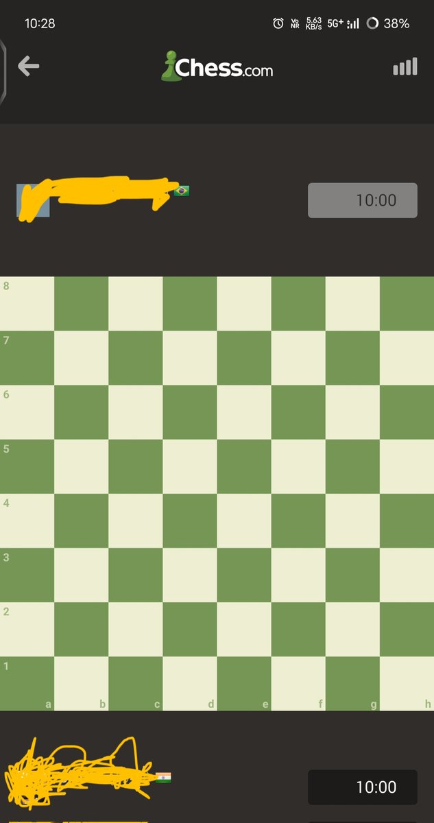Shivam__724's tweet photo. I had already lost 30 seconds when the pieces and opponent's first move showed up and after every move in any game, I'd lose 5 secs extra after my move. @reliancejio @chesscom what could be the issue? The network bar of game is showing full but it becomes red very often. https://t.co/EVyQ52Gnee