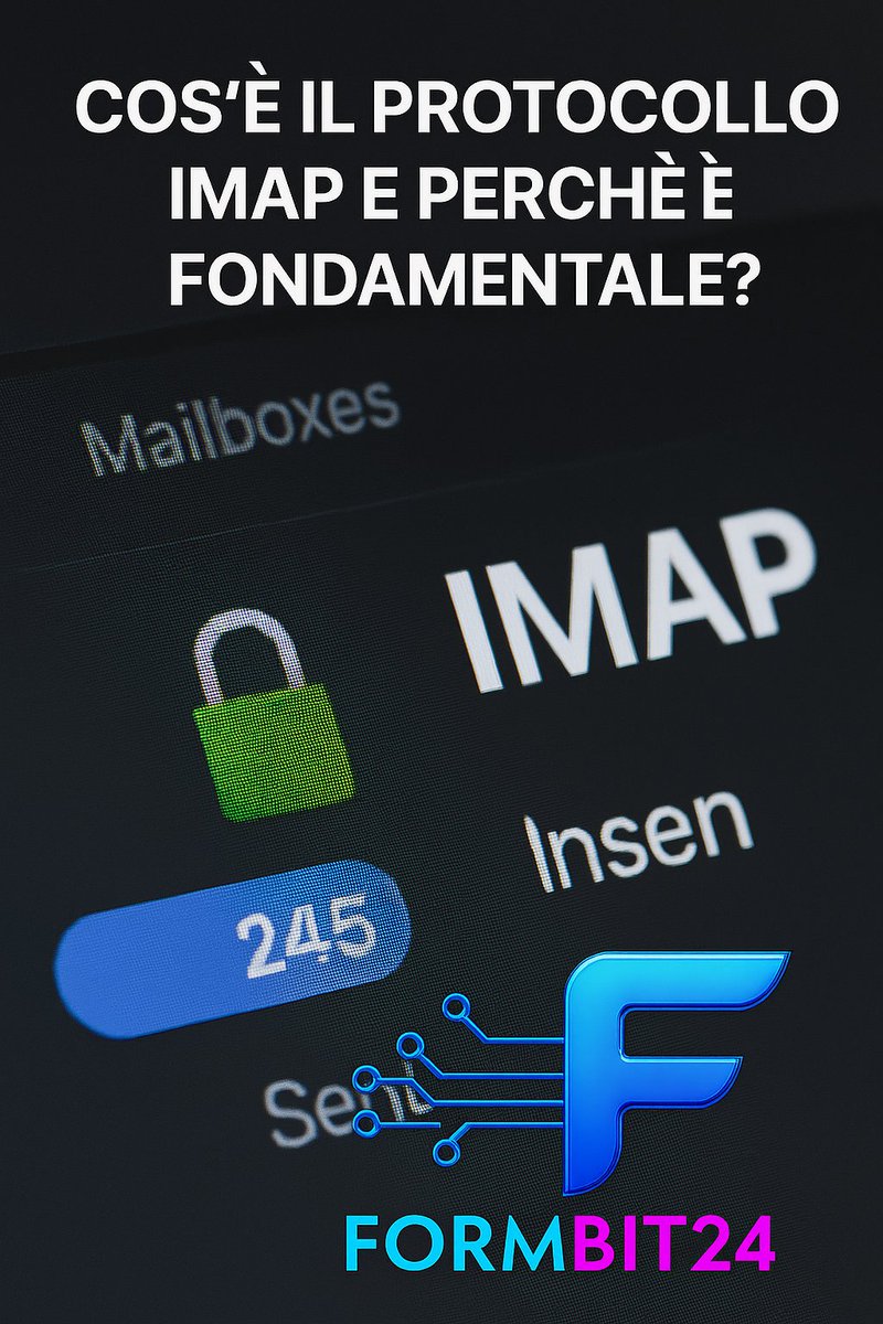 Formbit24's tweet image. Cos’è il protocollo IMAP e perché è meglio di POP3?
Guarda il video qui youtube.com/shorts/YpA606d…
#formbit24
#imap #emailtech #digitalworkflow #digitaleducation #formazioneprofessionale #educazionedigitale
