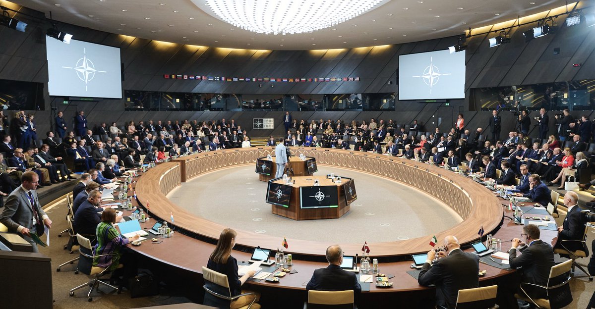policy_mag's tweet photo. In @policy_mag background on today's
@NATO #DefMin meeting,
Our Policy Series on the 2025 NATO Summit:
https://t.co/nPUWq194VI
#NATO #Security #MSC2026 https://t.co/wQmsmXL9o6