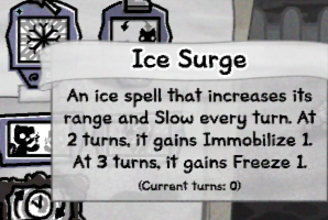 I managed to get an infinite combo by casting Ice surge granting a garantueed freeze and this giving everyone else Ice Surge. Managed to survive Guillotina with no deaths. This game is gonna make me addicted.
I love you <a href="/edmundmcmillen/">🜏 Edmund McMillen 🜏</a> <a href="/TylerGlaiel/">Tyler Glaiel</a>