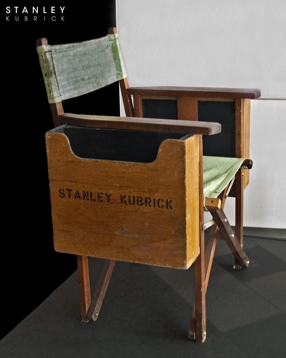Stanley Kubrick's Director's Chair, across the years.

Third photo taken by <a href="/MatthewModine/">Matthew Modine</a>.