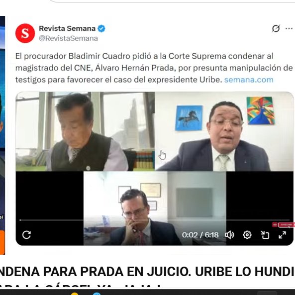 Armando46260894's tweet image. URGENTE... URGENTE...
Piden condena para el hampón Álvaro Hernán Prada...
Y quien lo hace , es el procurador que salvó a Álvaro Uribe...