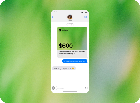 Cash App tweet media