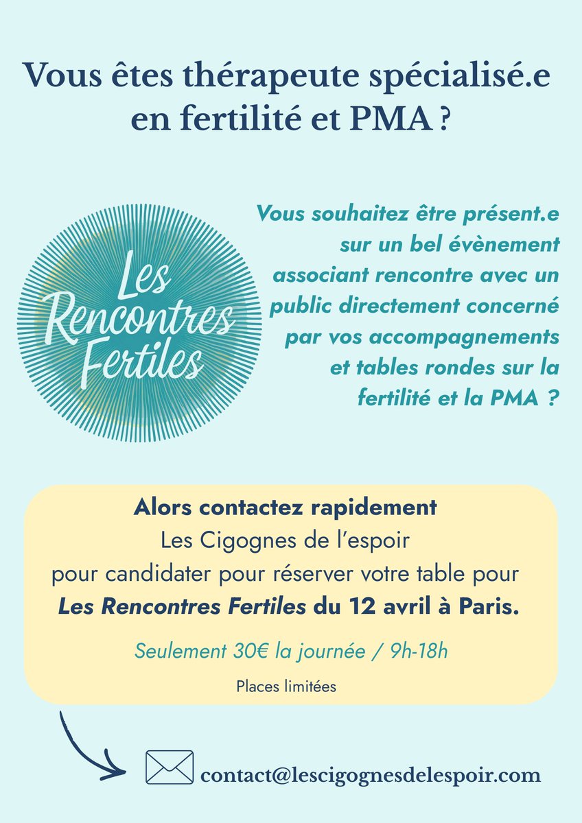 cigognesespoir's tweet photo. #Thérapeute spécialiste #infertilité ce post est pour vous ! #PMA #desirdenfant #fertilite #FIV #fivette #fivdo https://t.co/Hes16LkcoT