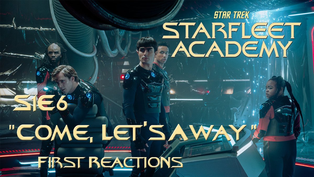 TXTrek's tweet photo. New Thursday, new episode of #StarTrek #StarfleetAcademy to discuss! Join @dramadork884 and crew later today, LIVE @ 7PM CST with our #FirstReactions stream for "Come, Let's Away."

https://t.co/MOb7NCwUgD

LIKE, SUBSCRIBE, and come back tomorrow for our Deep Dive Discussion 🖖🖖 https://t.co/WTW1WvWbpD