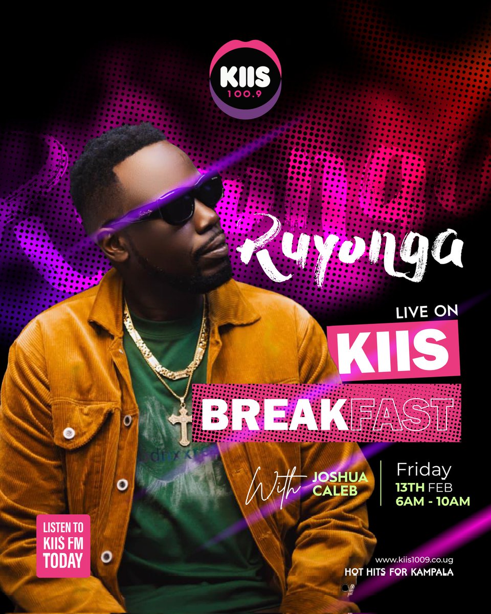ruyongamusic's tweet photo. We on @1027KIISFM tomorrow morning with @Joshua_Caleb_ talking the 26, entertainment and all things innovative and vertical #TheLoveNetworkJam #Binyuma #BinyumaTv https://t.co/AbXnewE7Xh