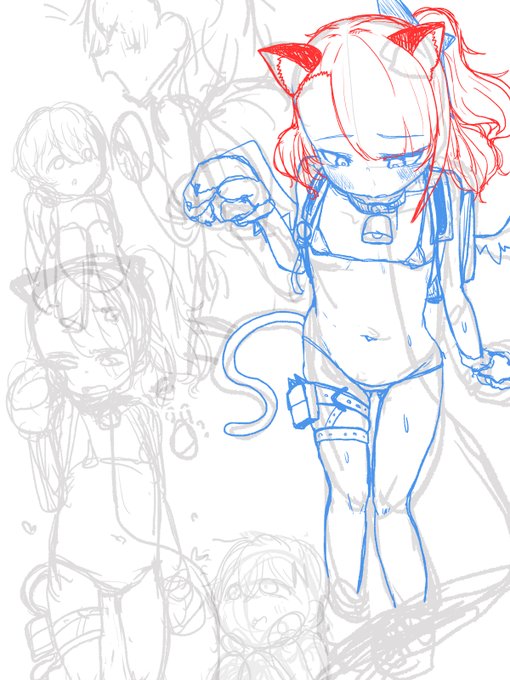 じわじわとかいてる 