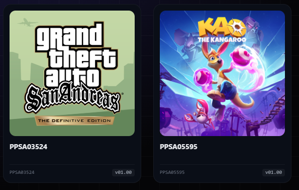reeceicles's tweet photo. @VoidWhisper_ps Some games only show the game ID rather than the name of the game. On these It also doesn't pick up the correct versions, just shows them as V1.00 - E.g GTA SA is V1.003 &amp; Kao is V1.007 https://t.co/GTwv4mfO6T