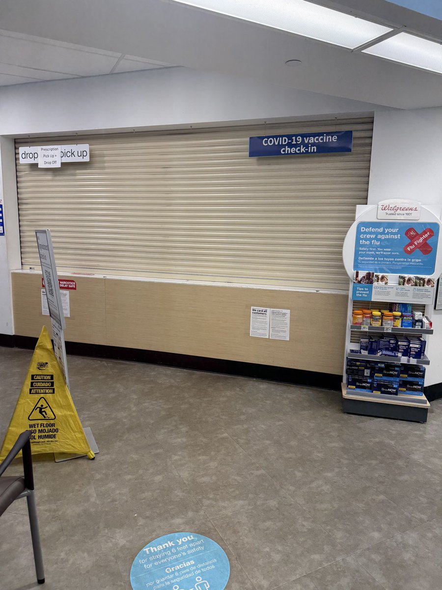 kg3107's tweet photo. @Walgreens  9:10 and still not open.  What’s going on with this company?   They are constantly out of medication, not opening on time, promised medication and it’s not ready https://t.co/BSEIUz7G40