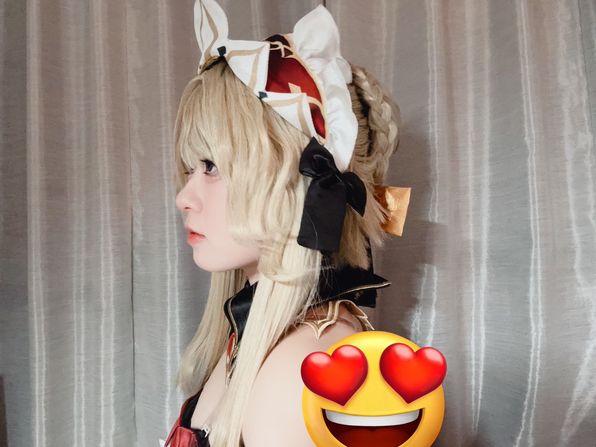 サンドローネの髪型は横から見た時が1番可愛いの😭💖