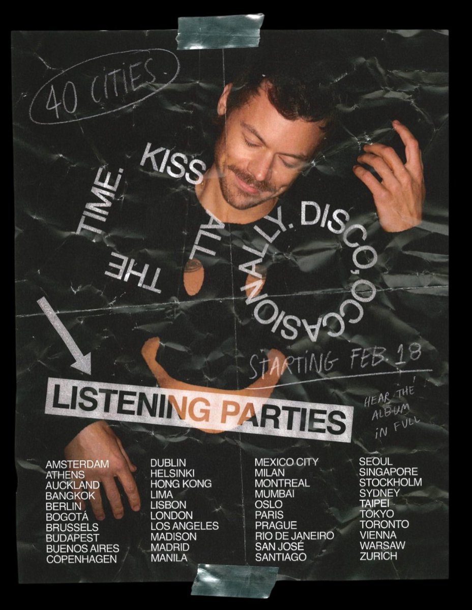 harrysbrasil's tweet photo. 🚨FÃS DO RIO DE JANEIRO!

O Rio de Janeiro está na lista da listening party do álbum “Kiss All The Time. Disco, Occasionally.”, novo álbum do Harry Styles. 🇧🇷

Inscreva-se já:  https://t.co/4sDr5HNo8W https://t.co/yy53Ht6CIx