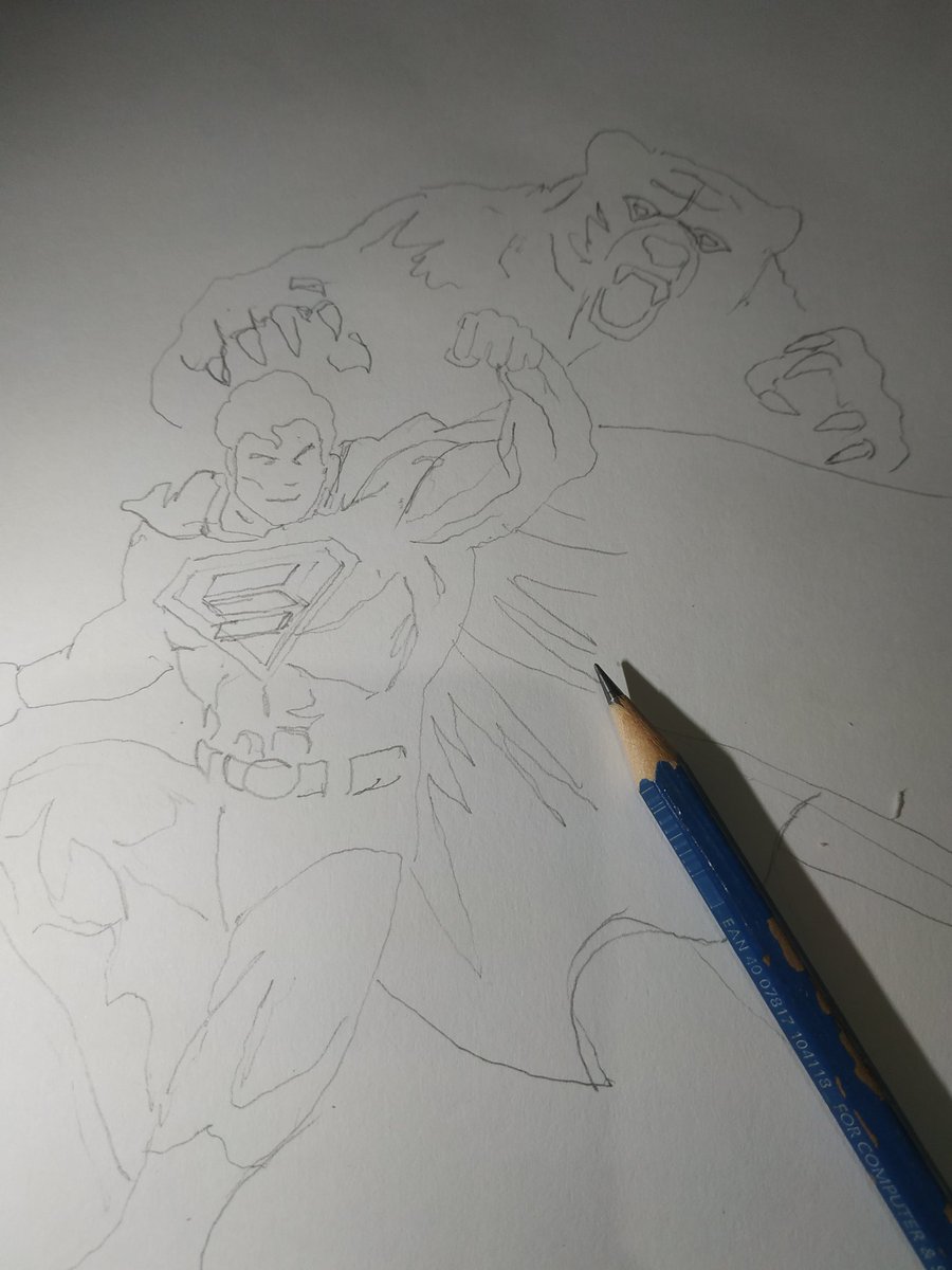 elkaffear's tweet image. My original hand drawn for $SUPER 
KILL THE BEAR!!!
@SuperOnSol_ 

 #SUPERCOIN $SUPER