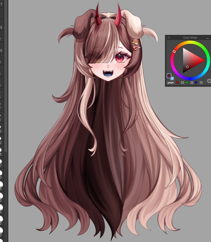 _KaylaArtist's tweet photo. Model wip 🍞

#Live2DWIP https://t.co/Kl2AqEwPhe