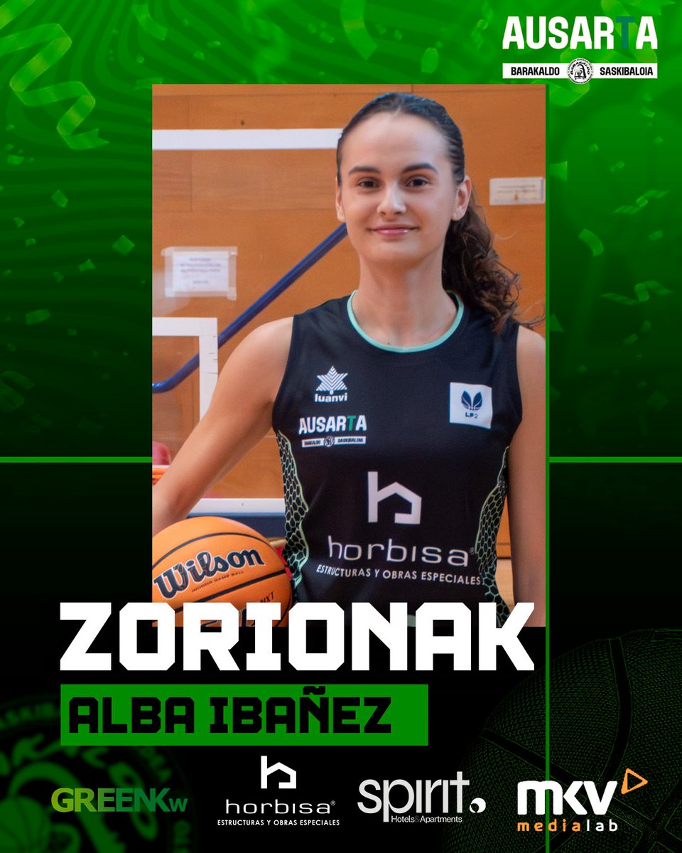 BARAKALDO__EST's tweet photo. 𝐔𝐑𝐓𝐄 𝐀𝐒𝐊𝐎𝐓𝐀𝐑𝐀𝐊𝐎, 𝐀𝐋𝐁𝐀 🎉🎂

💚 Hoy es el día de Alba Ibañez. Disfruta mucho de tu día y tus 26, te lo mereces 

🫶🏻 Por seguir viéndote darlo todo cada día muchos años más en Lasesarre 

#ElCaminoDeVuelta https://t.co/TRtz2vK4Mv