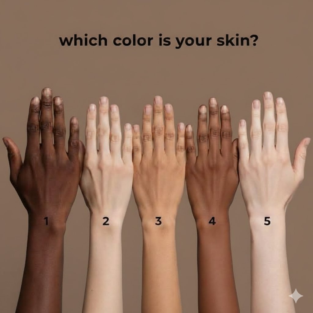 Which color is your skin? 👀