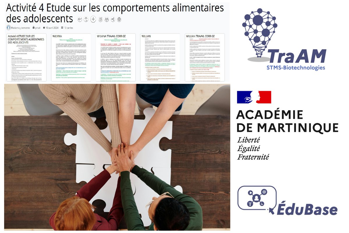 Enseigner les Biotech et STMS avec le numérique tweet media