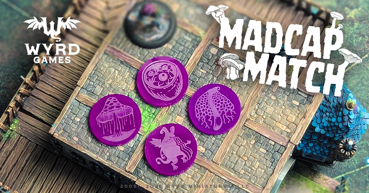 WyrdGames's tweet image. Want a set of custom objective tokens? You can only get them by participating in the Madcap Match event. Hurry, as the remaining spots are nearly gone.

t.ly/madcap-adeptic…

#playwyrd #wyrdgames #adepticon #malifaux #wargaming