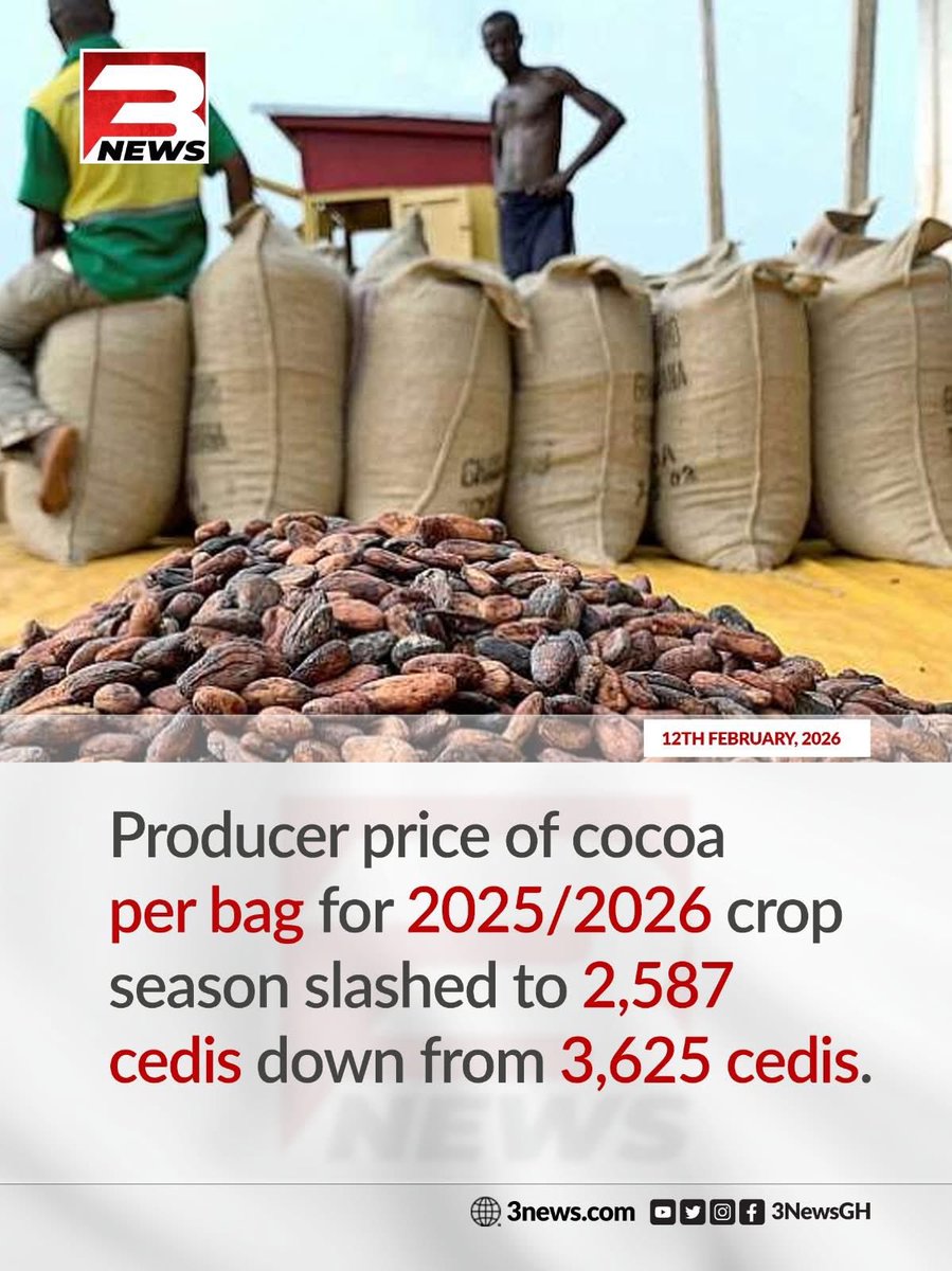 NanaSyK's tweet photo. It is sad to hear this from the finance minister. We are back to the days where there’s total disregard for our cherished cocoa farmers; one of the essential Human Resources in our economy. Does this suggest that there’s an intent to subtly turn cocoa farms to galamsey sites? https://t.co/5OLCu8dbsl