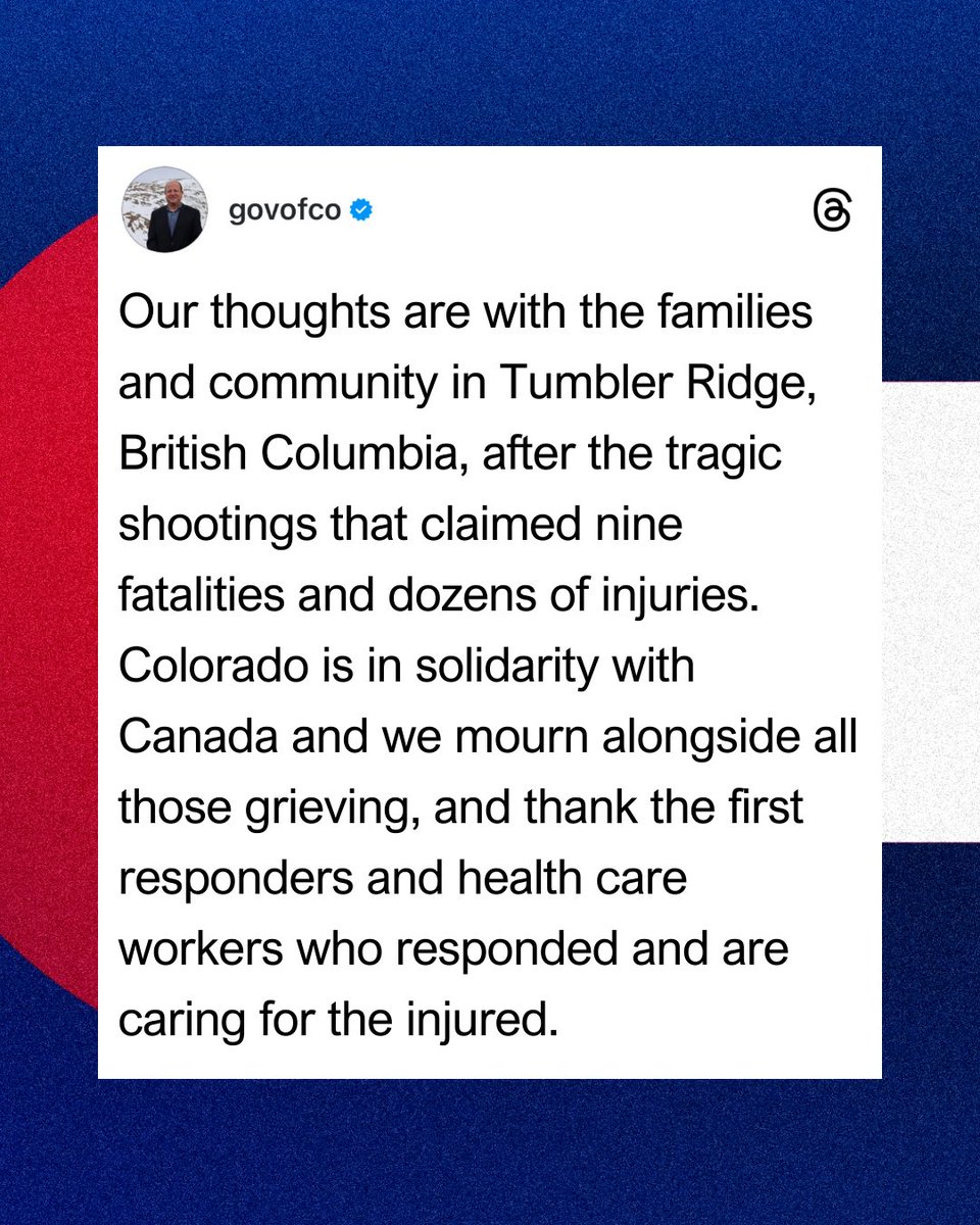 Governor Jared Polis tweet media