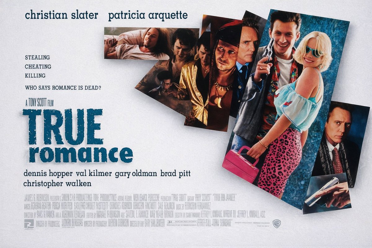 cocktailsmovies's tweet image. Quentin Tarantino sold the TRUE ROMANCE screenplay for $50,000 (to finance a little film called  RESERVOIR DOGS). 
Tony Scott did a pretty good job with it. It's our third film in our "5 Nights. 5 Movies. 5 Pours." Valentine's week 
cocktailsandmovies.com/2026/02/12/dvd… 
#DVDeepCut 
(more)