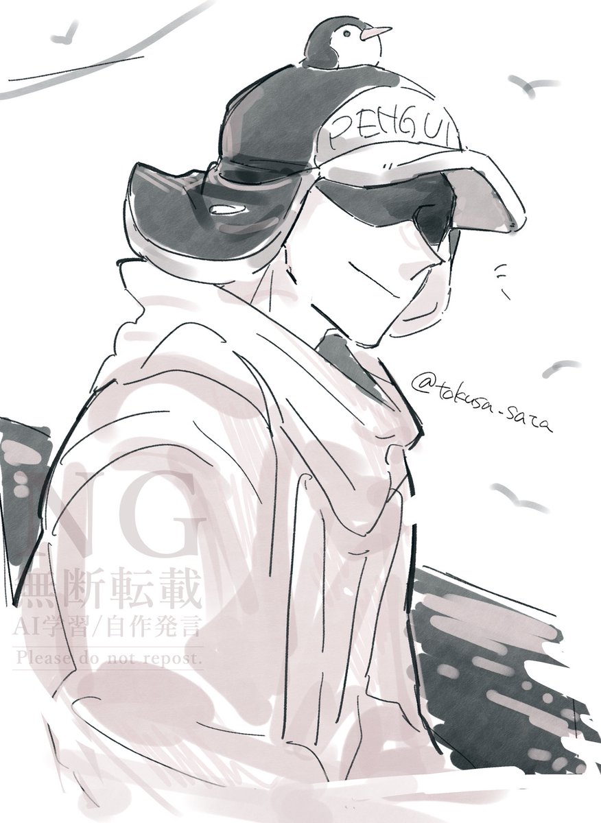 tokusa_sata's tweet photo. 🐧〜！ https://t.co/MvOOpuD2an