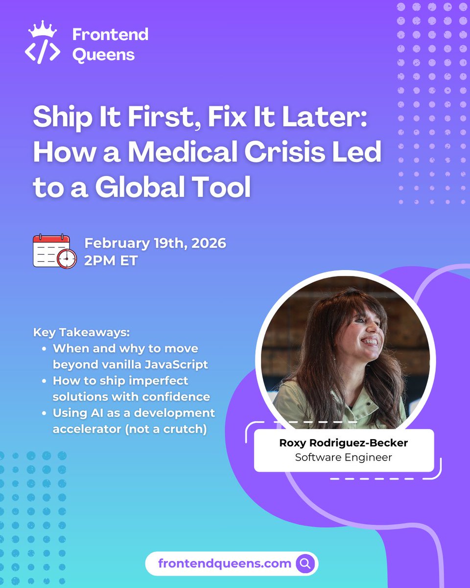 Frontend Queens tweet media